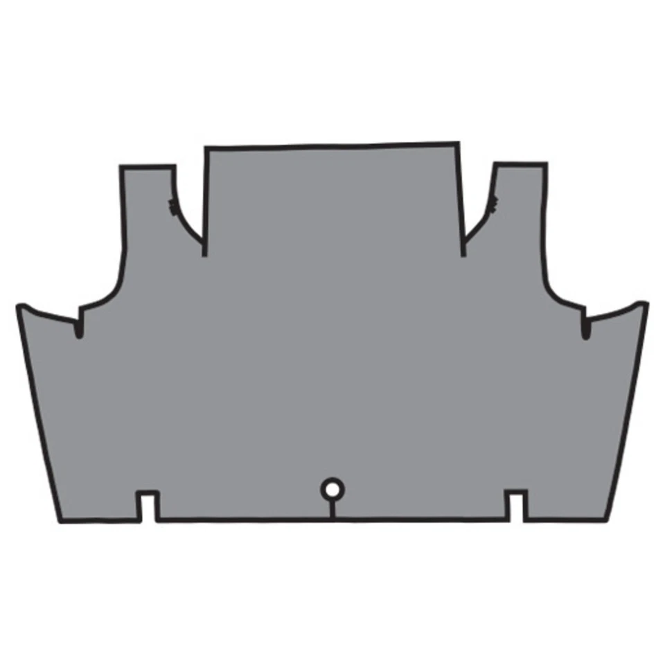 Trunk Mat for 1970-71 Ford Torino 2DR Hardtop/Convertible w/Gas Filler Cut Vinyl - Image 1 of 4