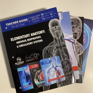 MasterBooks-Elementary Anatomy: Nervous, Respiratory Circulatory Teacher Student - Picture 1 of 7