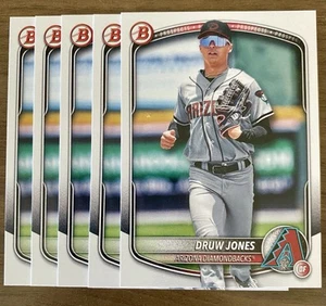 2025 Bowman (5) Paper Base card Lot #BP-138 Druw Jones Diamondbacks - Bild 1 von 1