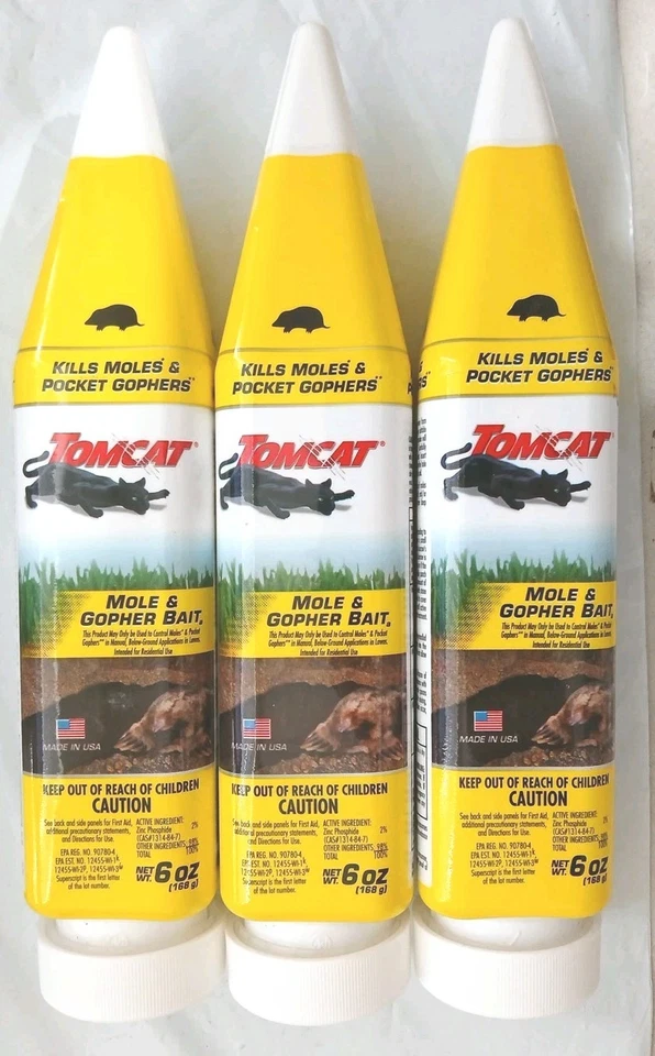 TOMCAT 0372210 Mole & Gopher Bait - 6 Oz