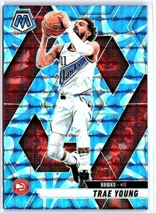 2024-25 Panini Mosaic Trae Young Reactive Blue Mosaic Prizm #110 Hawks - Picture 1 of 10