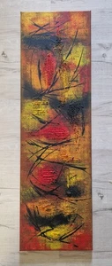 IPonArt Acrylbild, handgemalt, Leinwand, Keilrahmen, Unikat, "Herbst", 30x100cm - Bild 1 von 2