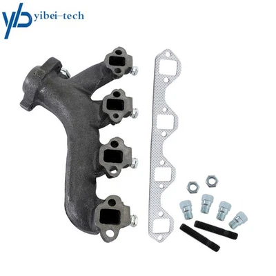 Left Exhaust Manifold w/ Gasket Kit For Ford Bronco F-150 F-250 F-350 V8 5.8L Foto 1 de 4
