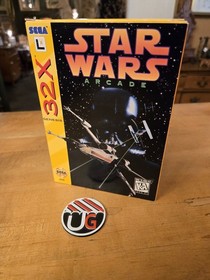 Star Wars Arcade Sega Genesis 32X 1994 CIB Complete with Manual Tested & Working