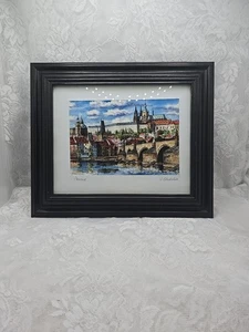 Cuadro vibrante enmarcado de Praga República Checa, por V. Shukshin (leer) - Imagen 1 de 19