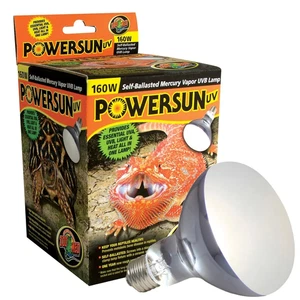 PUV-12 Powersun Mercury Vapor UVB Lamp, 80 Watt UVA, LIGHT & HEAT NEW! - Picture 1 of 3