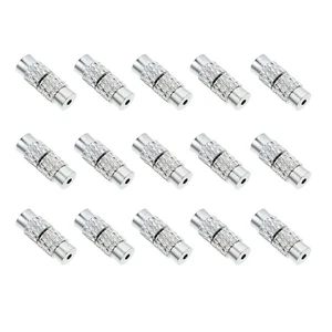 30 Pcs Turnbuckle Jewelry Necklace Clasp Alloy Clip Pendant Clasps Screw - Picture 1 of 12