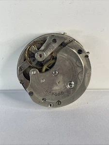 Vintage White Enamel Dial Tree-Quarter Plate Pocket Watch Movement - Picture 1 of 4