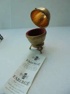 KAFFKE  FABERGE  Bronze    Egg Vintage - Picture 1 of 4