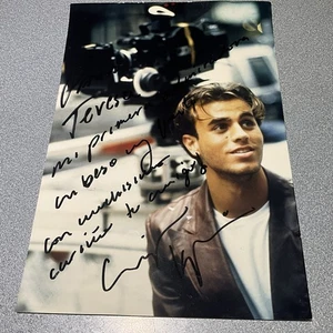 ORIGINAL ENRIQUE Iglesias signed 7x10 Foto handsigniert Signatur - Bild 1 von 2