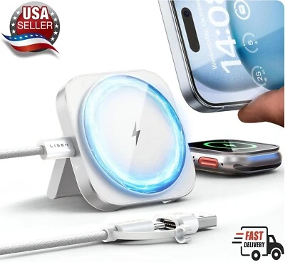 Wireless Fast Charger For Apple MagSafe iPhone 16 15 14 13 12 11 10 Pro ProMax - Image 1 of 4