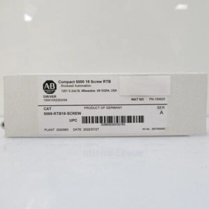 Nuovo originale sigillato Allen Bradley 5069-RTB18-VITE/A compatto 5000 18 viti - Foto 1 di 7