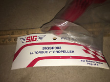 SIG 7 INCH PLASTIC PROPELLER  FOR RUBBER FREE USA SHIPPING