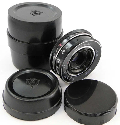 ⭐MINT⭐ Virtually NEW! INDUSTAR-69 USSR Wide Angle Pancake Lens M39 MMZ-LOMO #8 - Image 1 of 4