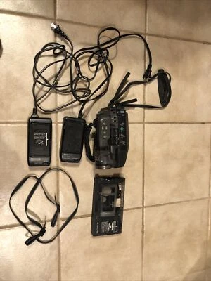 Panasonic Palmcorder VHSC 20x’s Zoom, 2 Battery Chargers, & An Extra Strap - Image 1 of 4
