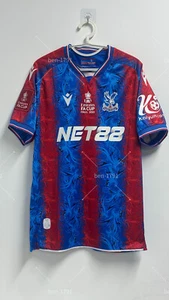New Crystal Palace Macron 2025 FA CUP Home Jersey 25 Winners Shirt CHAMPIONS !! - Picture 1 of 15