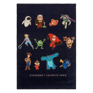Disney Kids Rugs 5' X 7' Indoor Polyester Area Pixar Heroes Multi-Colored Canvas - Picture 1 of 3