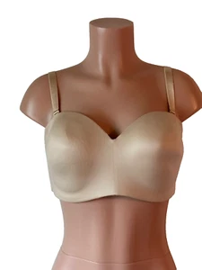 LN! Wacoal Staying Power Lined Multi-Way Wireless Bra 854372 Women's Beige 36DD - Picture 1 of 7