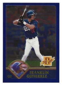 2003 Topps Chrome #202 Franklin Gutierrez Los Angeles Dodgers FY BV$2.50 - Picture 1 of 1