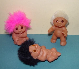 3 Troll Puppen 3 Zoll Dam Norfin Babys - Bild 1 von 1