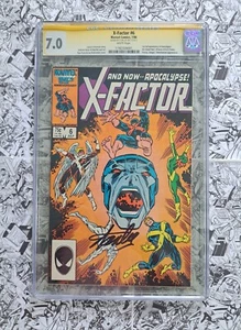 X-Factor #6 CGC SS 7.0 SIGNED BY STAN LEE! First Full Appearance Of Apocalypse - Picture 1 of 3