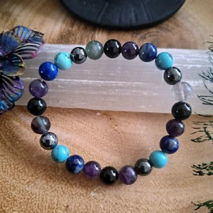 pain Management Bracelet Crystal Healing Gift For Him Or Her - Picture 1 of 10
