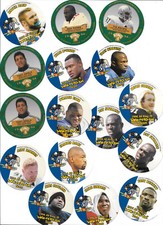 King B 15 FOOTBALL DISC LOT KEVIN GREENE WILLIE MCGINEST TIM BROWN CHARLES HALEY