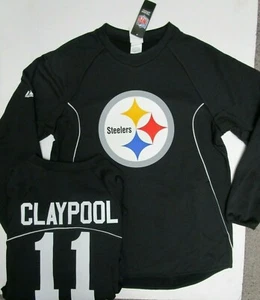 SUDADERA JERSEY POLAR CHASE CLAYPOOL PITTSBURGH STEELERS NUEVA MAJESTUOSA PARA HOMBRE - Imagen 1 de 2