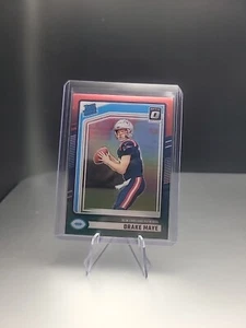 2024 PANINI DONRUSS RATED ROOKIE RED/GREEN PRIZM DRAKE MAYE NO. 379 *PATRIOTS* - Picture 1 of 4