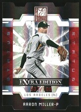 2009 Donruss Elite Extra Edition Status Baseball Card #18 Aaron Miller /100 