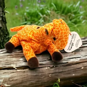 Ty Teenie Beanie Baby Twigs Giraffe 1993 Tags Retired McDonalds Stuffed Toy - Picture 1 of 11