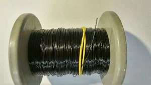ZEPRE art 7969 cavetto d'acciaio trecciato plastificato nero ,bobina da 85mt - Imagen 1 de 2