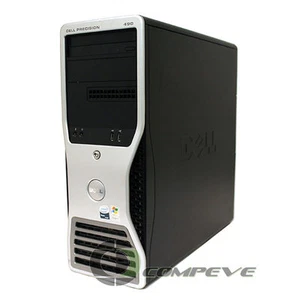 Dell Precision 490 2x 5335 Quad Core ATI Radeon X1600X 8GB 80GB Computer - Picture 1 of 3