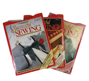 Successful Sewing Lot of 3 Patterns Vintage Sewing Skirt Jacket Batwing Dress - Picture 1 of 5