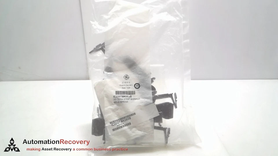 GENERAL ELECTRIC IC220TBK062, I/O TERMINAL STRIP W/ DUAL-SHEILD, SEE DES #299545 - Image 1 of 4