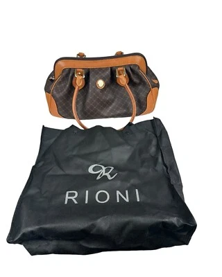 Rioni Brown Signature Letti Baguette Shoulder Satchel With Dust Bag - Image 1 of 4