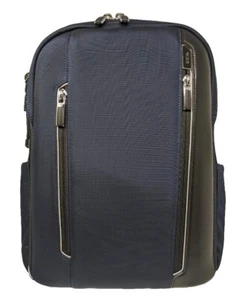 Nueva Mochila Tumi Arrivé Logan con Borde de Cuero * Azul Marino * 255011NV2 - Imagen 1 de 14