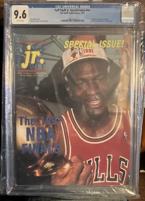 1991 Tuff Stuff Jr. Michael Jordan Cover Graded CGC 9.6 Foto 1 de 3