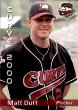 2000 Altoona Curve Grandstand 5 Matt Duff Alligator Mississippi MS Baseball Card