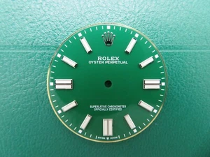 Rolex Oyster Perpetual Green Dial from a 124300 OP 41mm - Original Authentic - Picture 1 of 11