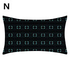 30x50cm Geometric Linen Pillow Case Waist Throw Cushion Cover Home Decorations