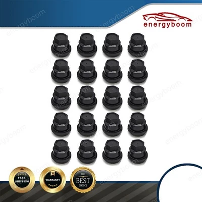 NUEVO 20X Tapón de Tuerca Negra para Chevrolet S10 Blazer GMC Jimmy EE. UU. Sonoma Foto 1 de 4