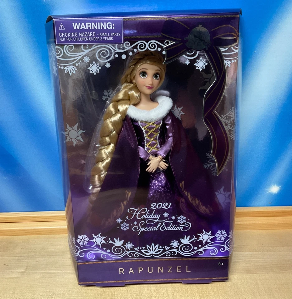 Muñeca Disney RAPUNZEL 2021 Holiday Edición Especial NUEVA En Caja ¡RARA Y HERMOSA! Foto 1 de 4