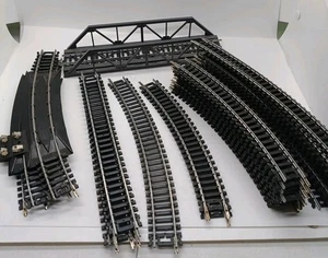 HO Scale Life-Like Vtg Track Lot of 31 Curved 18R 15R Straight Bridge Sections - Picture 1 of 5