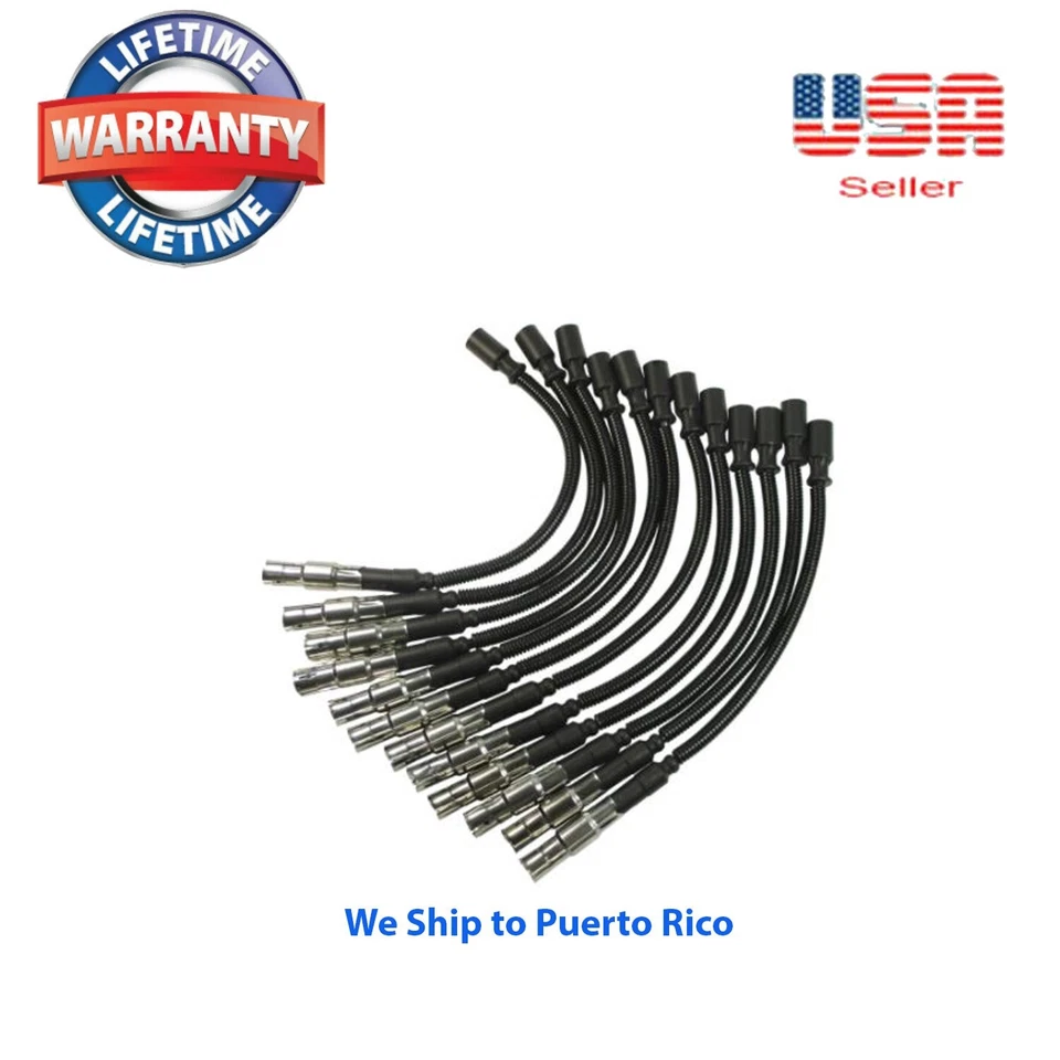 Juego de 12 cables de bujía para: V6 Mercdes-Benz - Chrysler Crossfire Foto 1 de 4