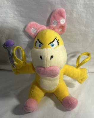 Nuevo Super Mario Wendy Koopa Bowser Koopaling 7" Peluche Muñeca Peluche Foto 1 de 4