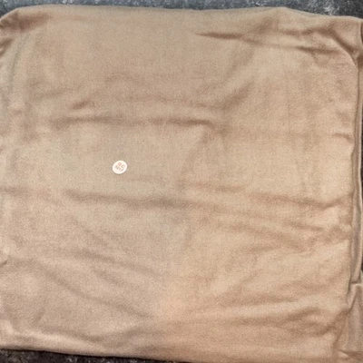 Lençol Martha Stewart Collection flanela CAL KING AJUSTADO algodão flanela bege - Imagem 1 de 3