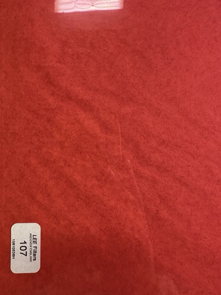 Lee Filters 107 Light Rose Lighting Gel Sheet - Image 1 of 1