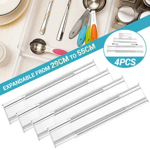 Divisores de cajones ajustables partición cocina almacenamiento organizador tablilla expandible - Imagen 1 de 10