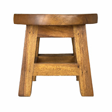 wooden milking stool - heavy duty 40mm crossbar version, kids stool, plant stand